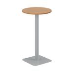 Origin 600Mm High Table Noak/Silver