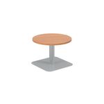 Forge Low Table 600Mm Beech/Silver