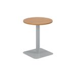 Forge Mid Table 600Mm Noak/Silver