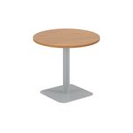 Forge Mid Table 800Mm Noak/Silver