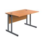 Modara Tu Rect Desk 1200Mm Bch/Slv
