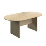 Modara Oval Brdr Table 1800X730 Oak