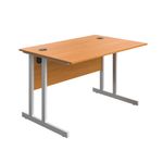 Modara Tu Rect Desk 1200Mm Bch/Wht