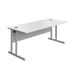 Modara Tu Rect Desk 1800Mm Wht/Wht