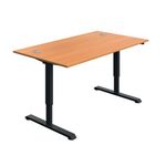 Modara Sm Sit/Stand Dsk 1400 Bch/Blk