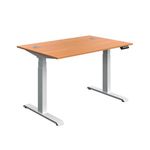 Modara Dm Sit/Stand Dsk 1200 Bch/Wht