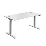 Modara Dm Sit/Stand Dsk 1600 Wht/Wht
