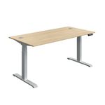 Modara Dm Sit/Stand Dsk 1600 Oak/Slv
