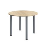 Modara Round Meeting Table 1000 Oak