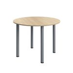 Modara Round Meeting Table 1000 Oak