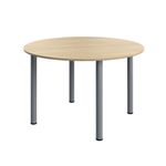 Modara Round Meeting Table 1200 Oak