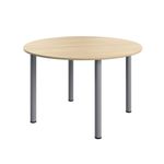 Modara Round Meeting Table 1200 Oak