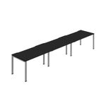 Jemini 3P Bench Desk Black/Silver X3