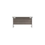 Jemini Rect Desk 1200 G/Oak/Silver