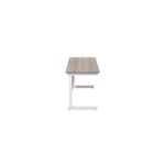 Jemini Rect Desk 1200 G/Oak/White