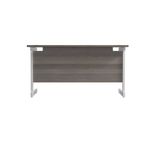 Jemini Single Rect Desk 1400 G/Oak