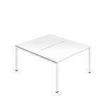 2 Per Back-Back Bench Desk Wht/Wht
