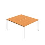2 Per Back-Back Bench Desk Bch/Wht