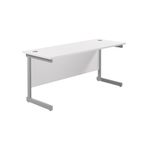 Jemini Single Rect Desk 1800 White