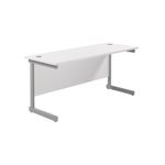 Jemini Single Rect Desk 1800 White