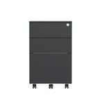 Jemini Standard Pedestal Steel Black