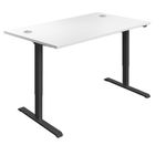 First Sit/Stand Desk 1400X800Mm Wht