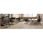 Jemini Rect Cant Desk 1600X800 N/Oak