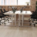 Jemini Rdl Rh Cantilever Desk N/Oak
