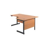 Jemini Rdl Rh Desk 1600X1200 Bch/Blk