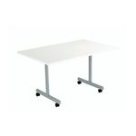 Jemini Rect Ttgtbl 1200X700 Wht/Slv