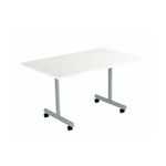 Jemini Rect Ttgtbl 1200X700 Wht/Slv