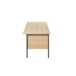 Modara Desk 2Drw Fxd Ped 1800Mm Oak