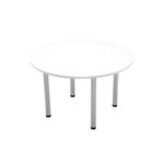 Jemini Circular Mte Tbl Wht