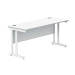 Polaris Rect Cant Desk 1600Mm Awht