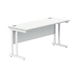 Polaris Rect Cant Desk 1600Mm Awht