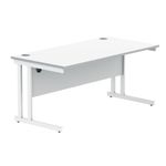 Polaris Rect Cant Desk 1600Mm Awht