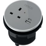 Nexus In Desk Power Module Grey