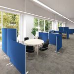 Jemini Floor Stnd Scrn 1200X1800 Blk