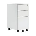 First 3 Drw Under Desk Pedestal Wht