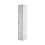Three Compartment Locker 300 Lgrey