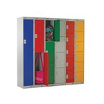 Three Compartment Locker 300 Red