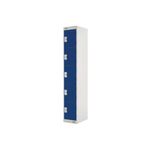 Five Compartment Locker 300 Blue