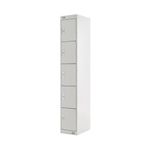 Five Compartment Locker 300 Lgrey