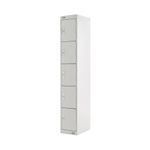 Five Compartment Locker 300 Lgrey