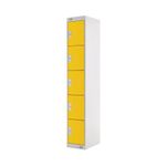 Five Compartment Locker 300 Yellow