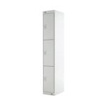 Three Compartment Locker 450 Lgrey