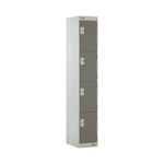 Four Compartment Locker 450 Dgrey