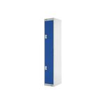 Express Std Locker 2 Door Grey/Blue