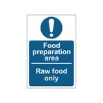 Food Prep Raw Food Sign Save Vnl 100