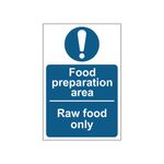 Food Prep Raw Food Sign 1.2 Pp 100